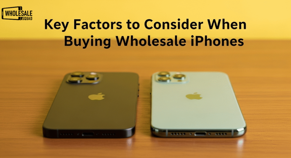 key factors to consider when buying wholesale iphones