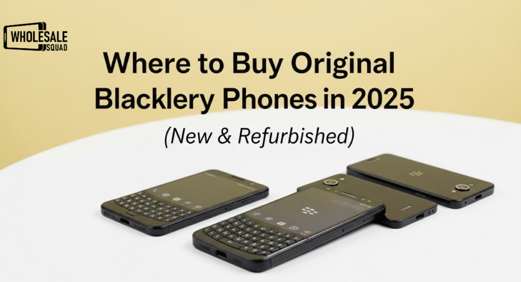 Where to Buy Original BlackBerry Phones in 2025 (New & Refurbished)