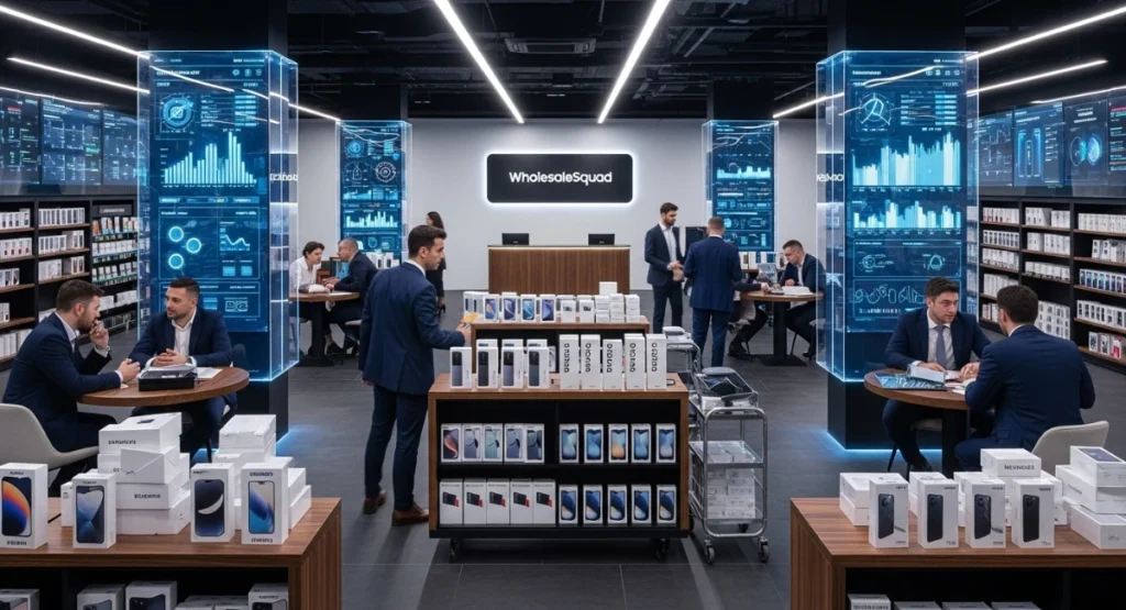 WholesaleSquad transforming wholesale mobile buying for UK retailers in 2025 with bulk smartphone deals and advanced digital solutions.