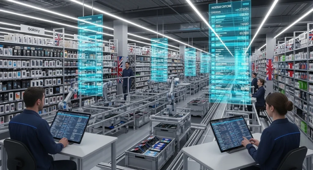 "Next-gen wholesale mobile supplier in the UK using automation and smart inventory systems in 2025"