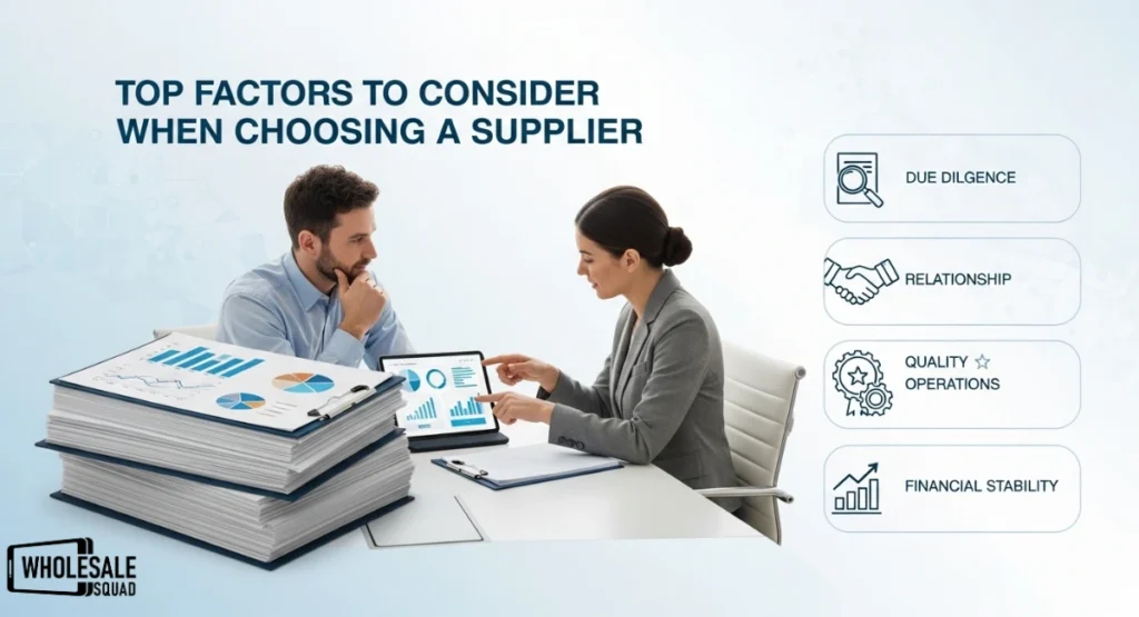 Top Factors to Consider When Choosing a Supplier
