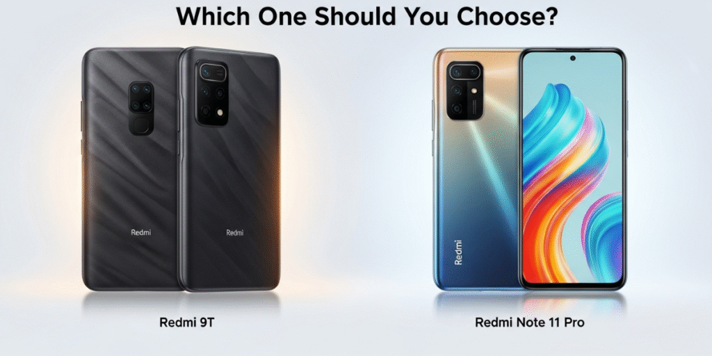 Which One Should You Choose: Redmi 9T or Redmi Note 11 Pro?
