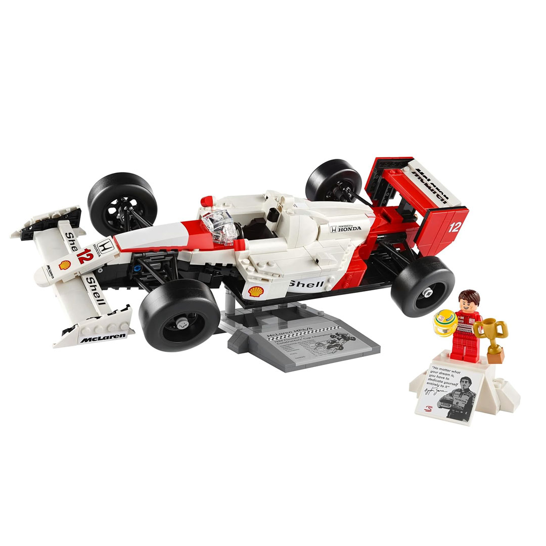 LEGO Icons McLaren MP4/4 & Ayrton Senna F1 Car Set – 10330