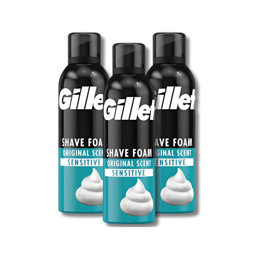 Gillette Classic Sensitive Skin Shaving Foam – 200ml