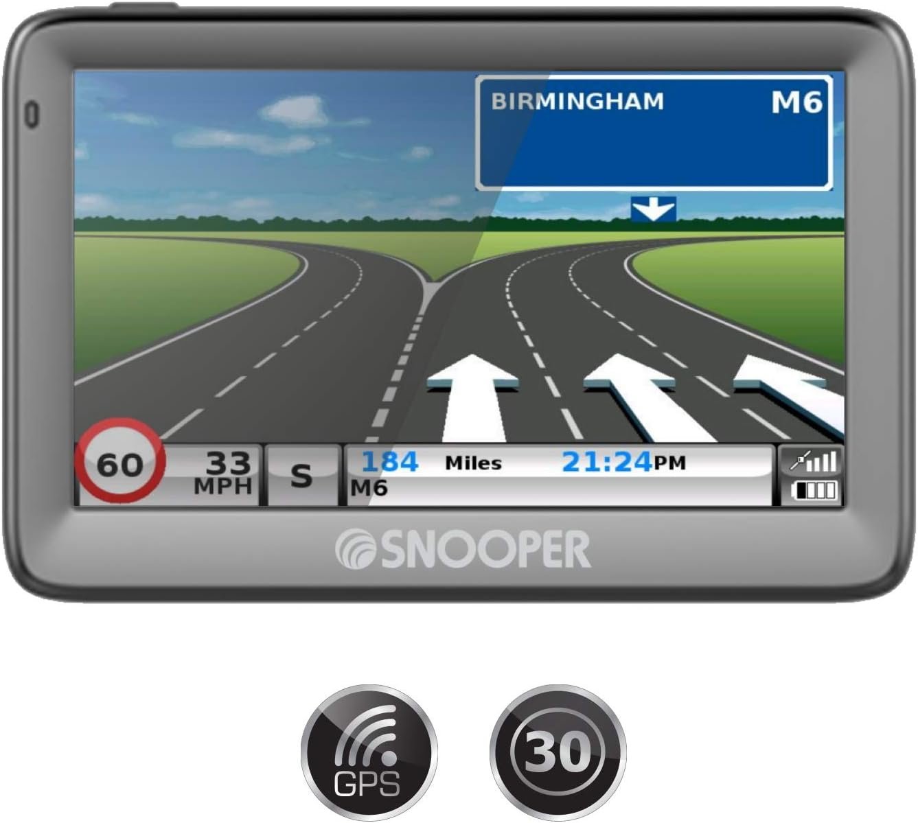 Snooper Truckmate S5100 EU 5" HGV Truck Sat Nav with Lifetime Europe Maps