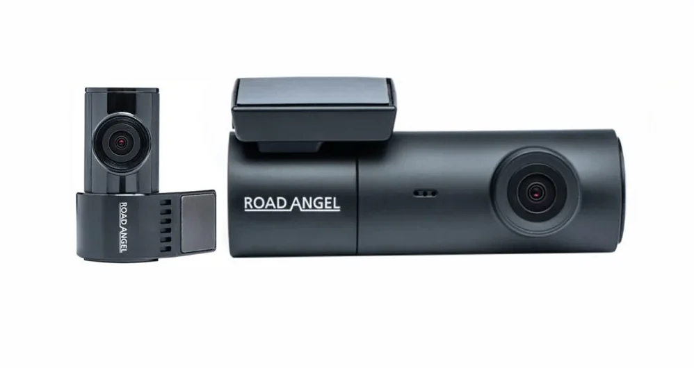 Road Angel Halo Spark Dual OBD Deluxe Full HD Front & Rear Dash Camera Bundle with OBD Hardwire Kit & 64GB SD Card