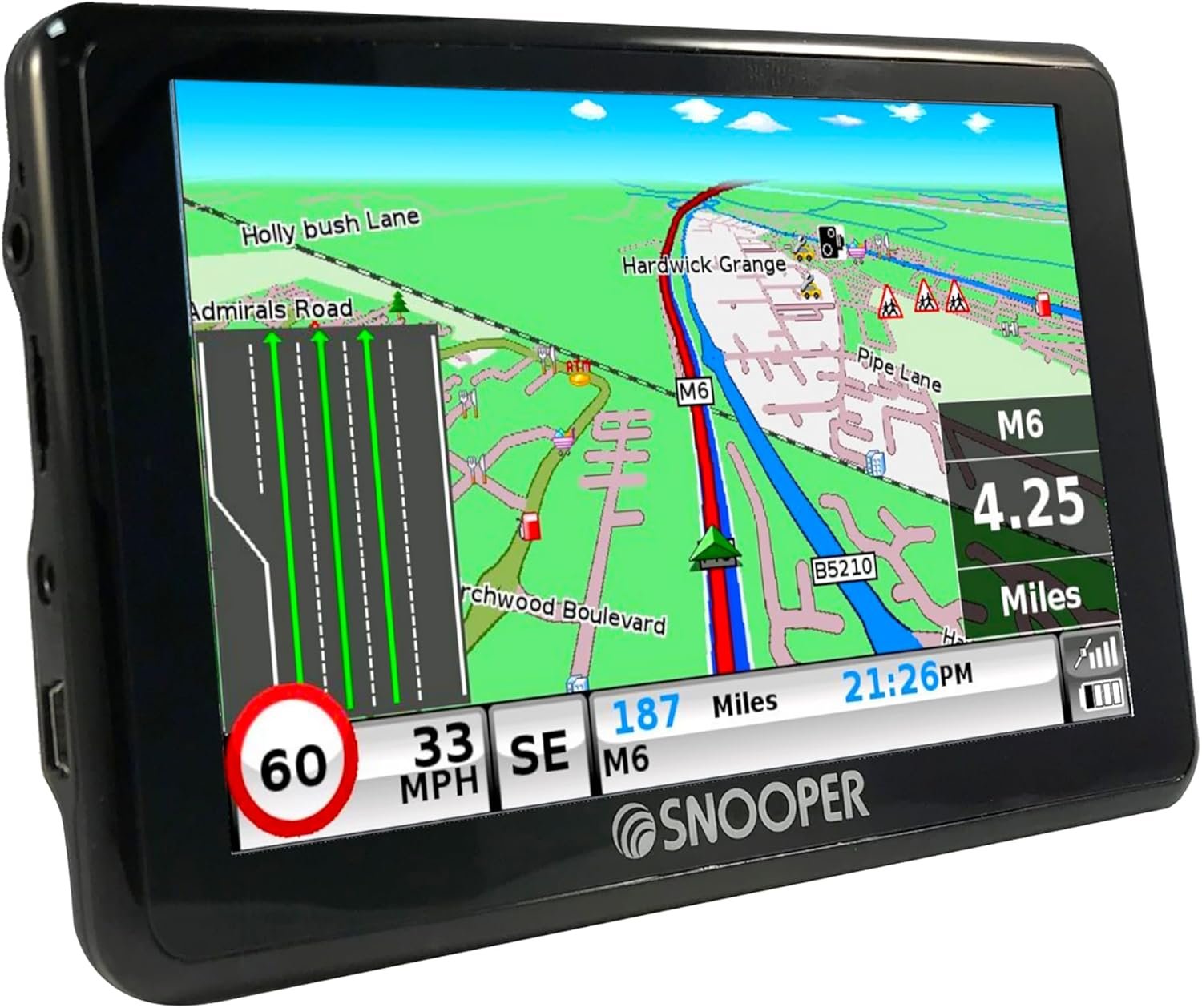 Snooper SC5900-VENT G2 Motorhome Sat Nav with Built-In HD Dash Cam & Europe Maps