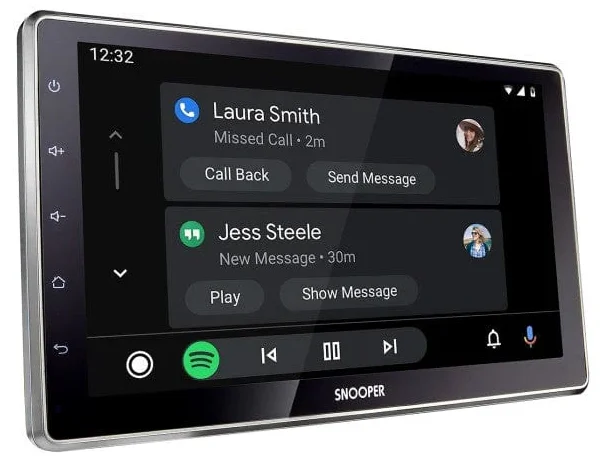 Snooper SMH-525DAB 10.1″ Single DIN Car Multimedia Player with Wireless Apple CarPlay, Android Auto & DAB+